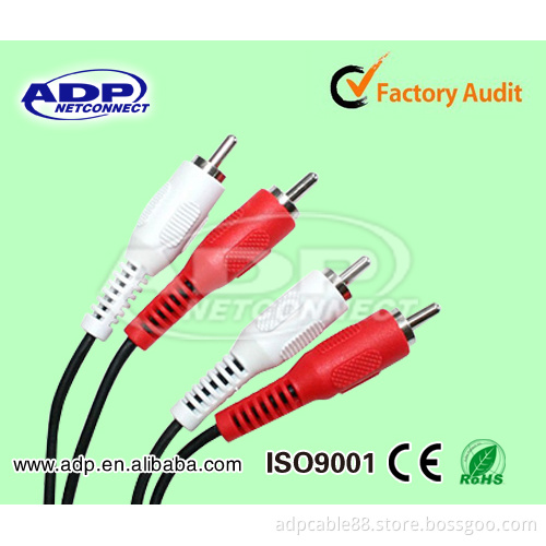 2 RCA to 2 RCA Cable VGA RCA